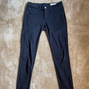 Rag & Bone Ultra Skinny Black Jeans
